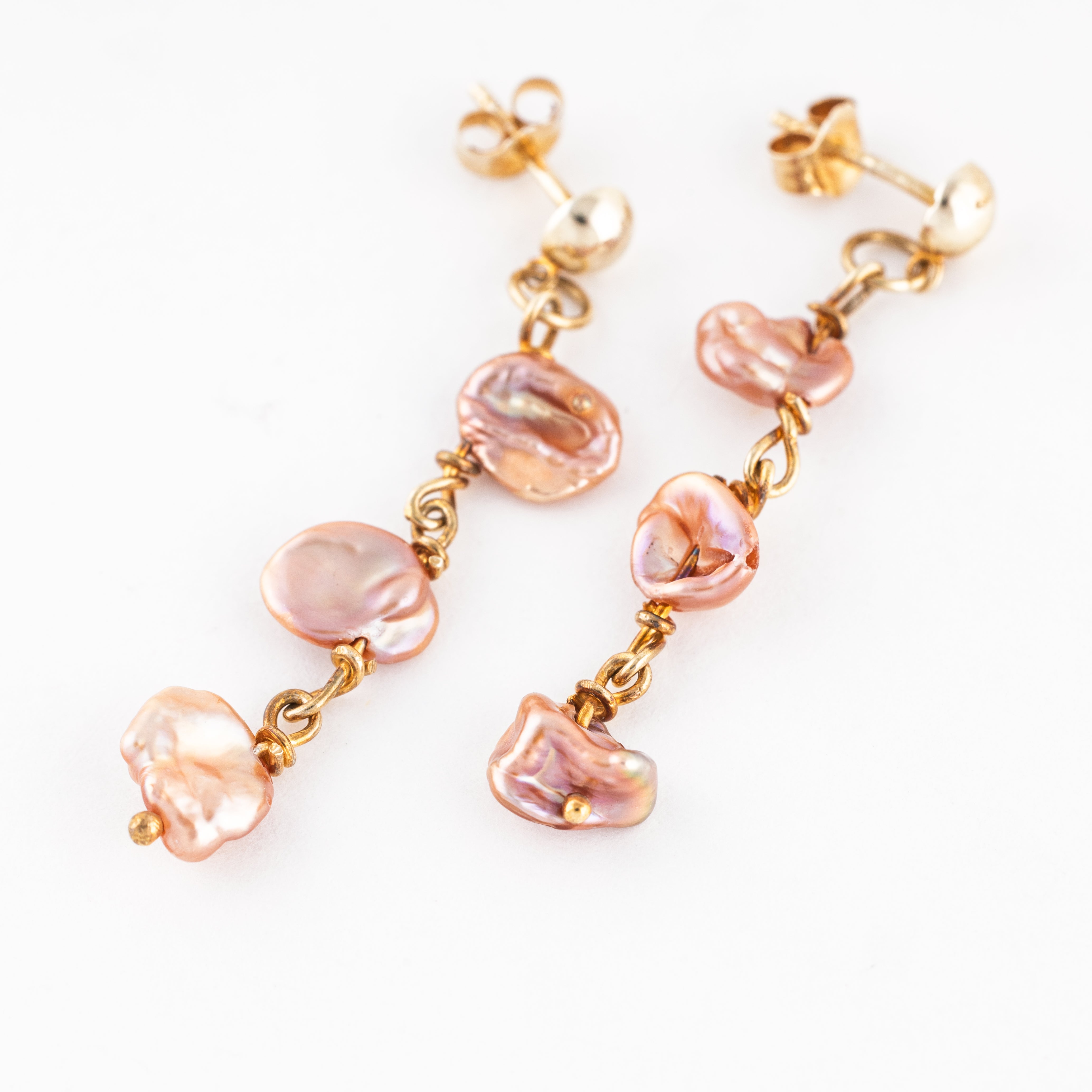 Small Keshi Pearl Earring