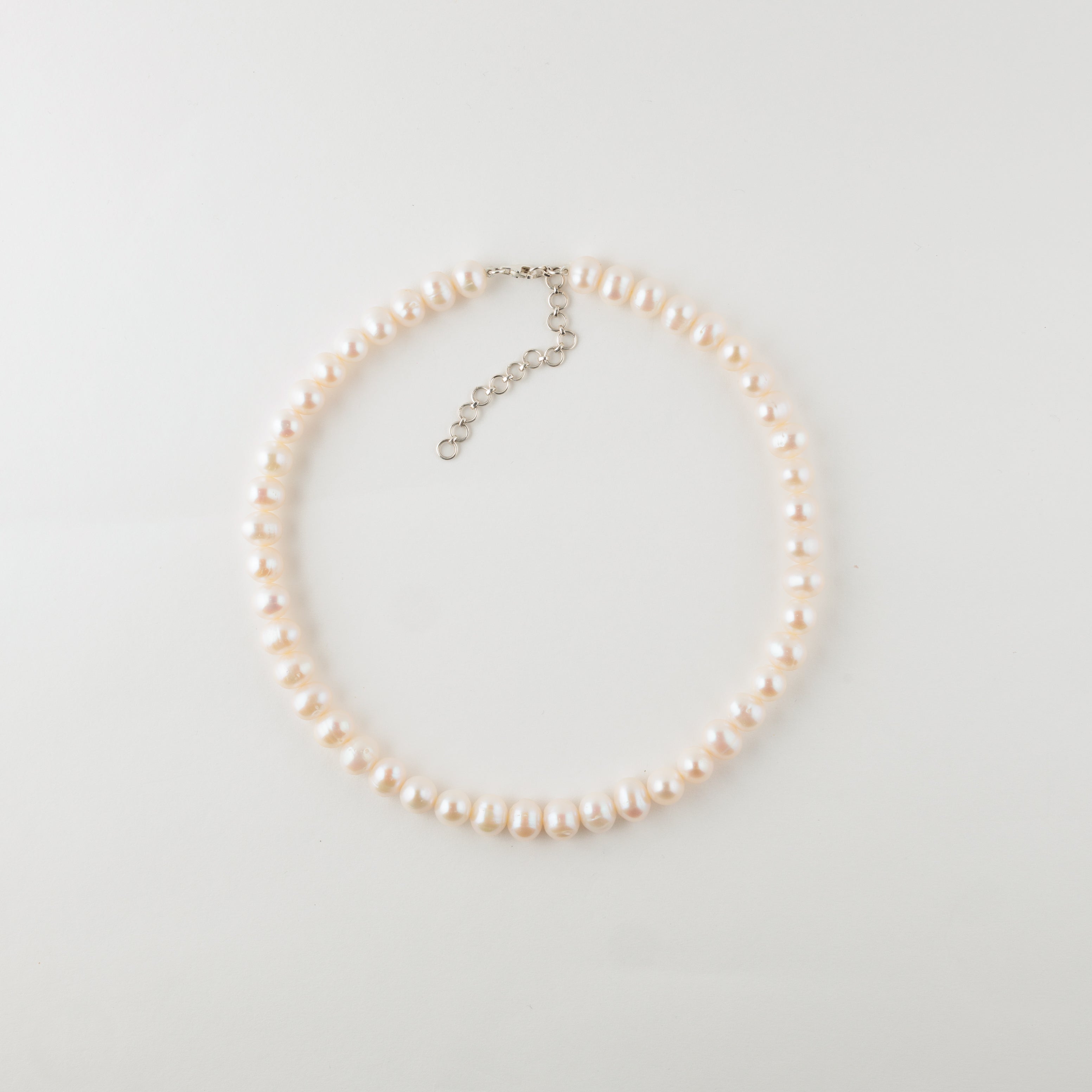 Freshwater Classic Oval Pearl Necklace