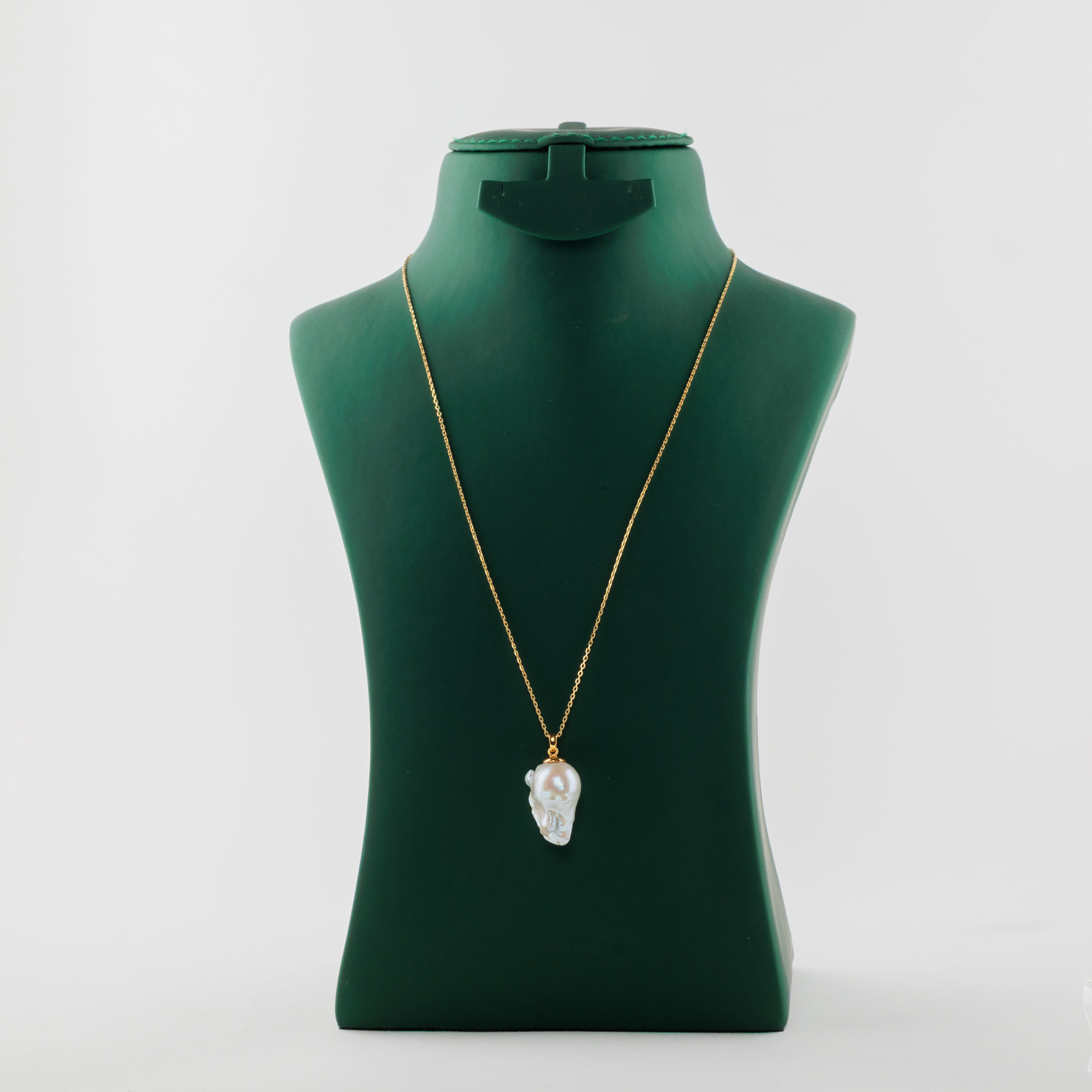 White Baroque Pearl Pendant